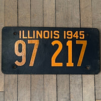 Illinois Paper License Plate