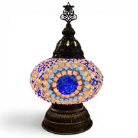 7” Turkish Table Lamp Purple