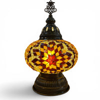 7” Turkish Table Lamp Brown