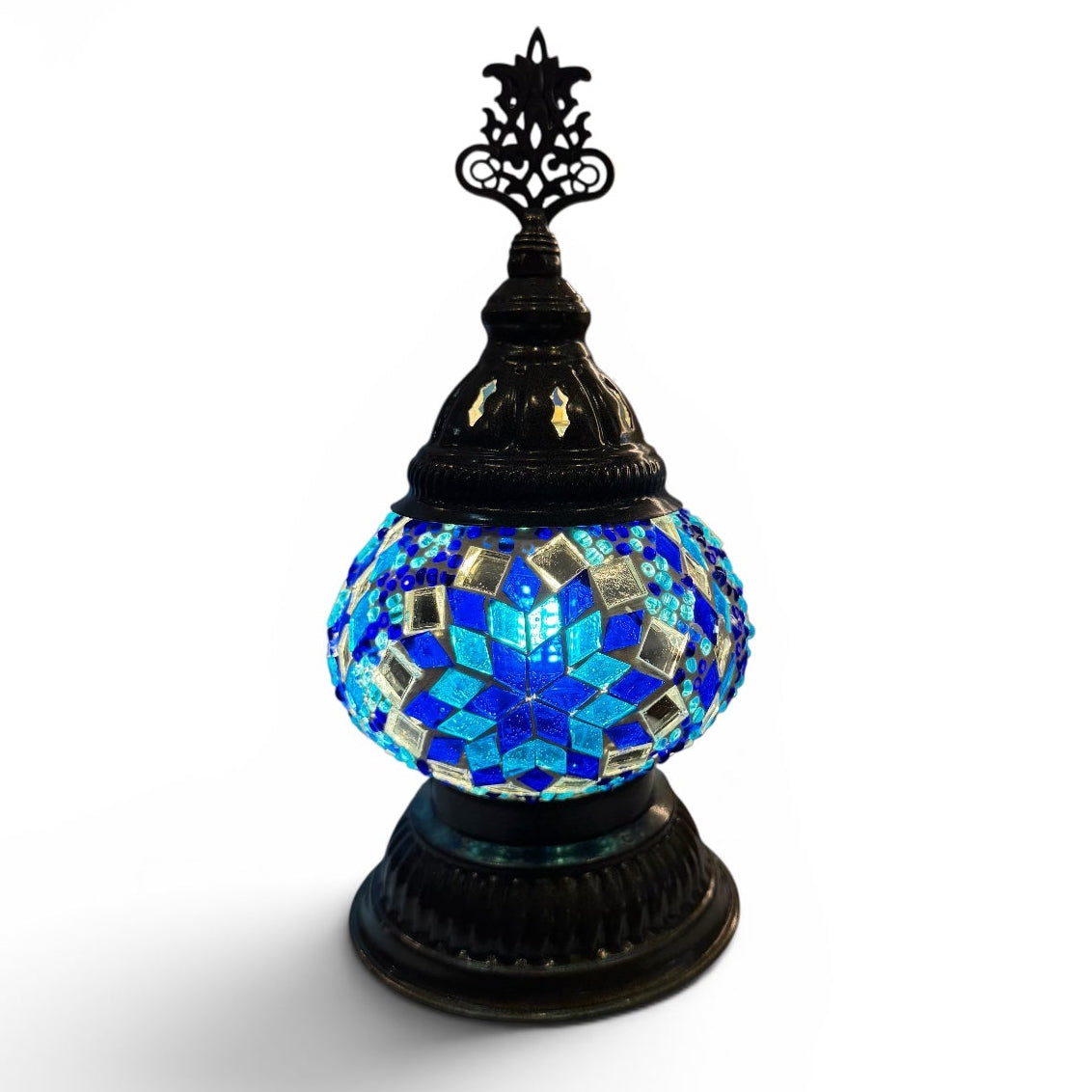 3” Turkish Table Lamp Blue