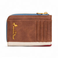 Montana West American Flag RFID Zip Around Wallet