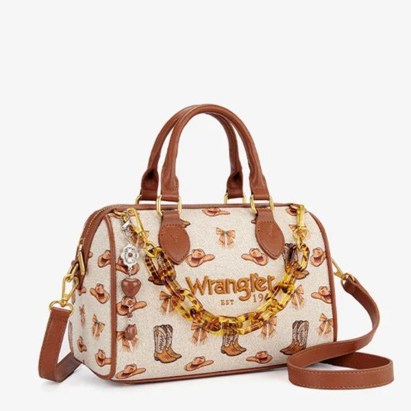 Wrangler Rodeo Icons Western Boston Bag
