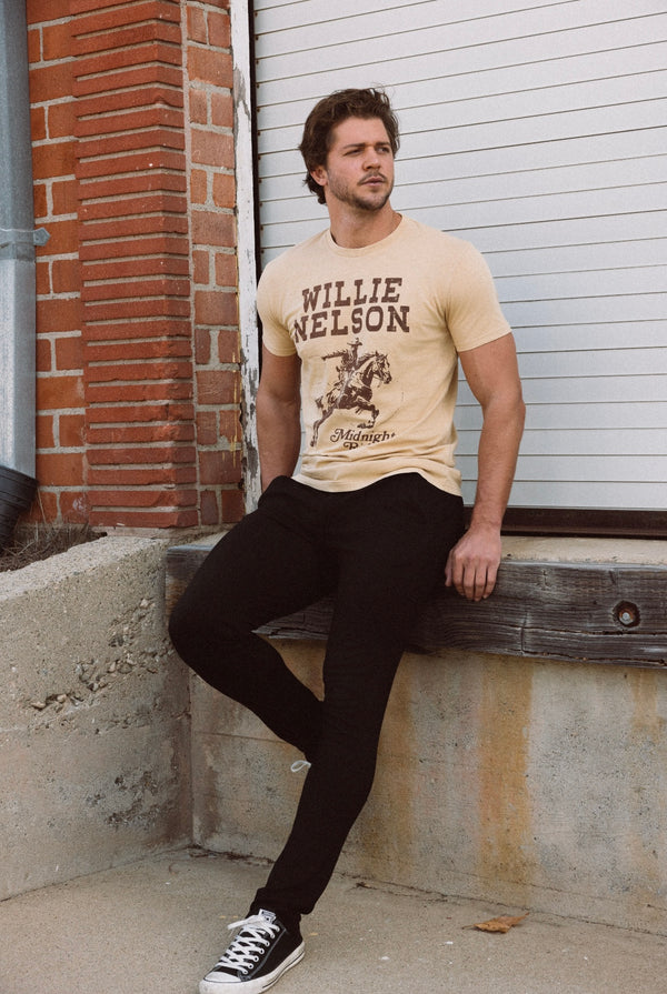 Willie Nelson Midnight Rider Tee Shirt
