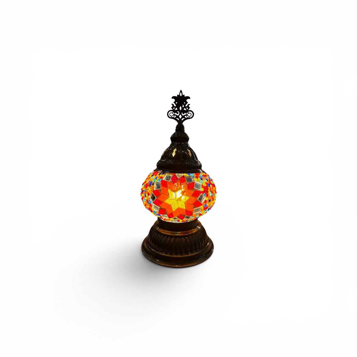 3” Turkish Table Lamp Multicolor