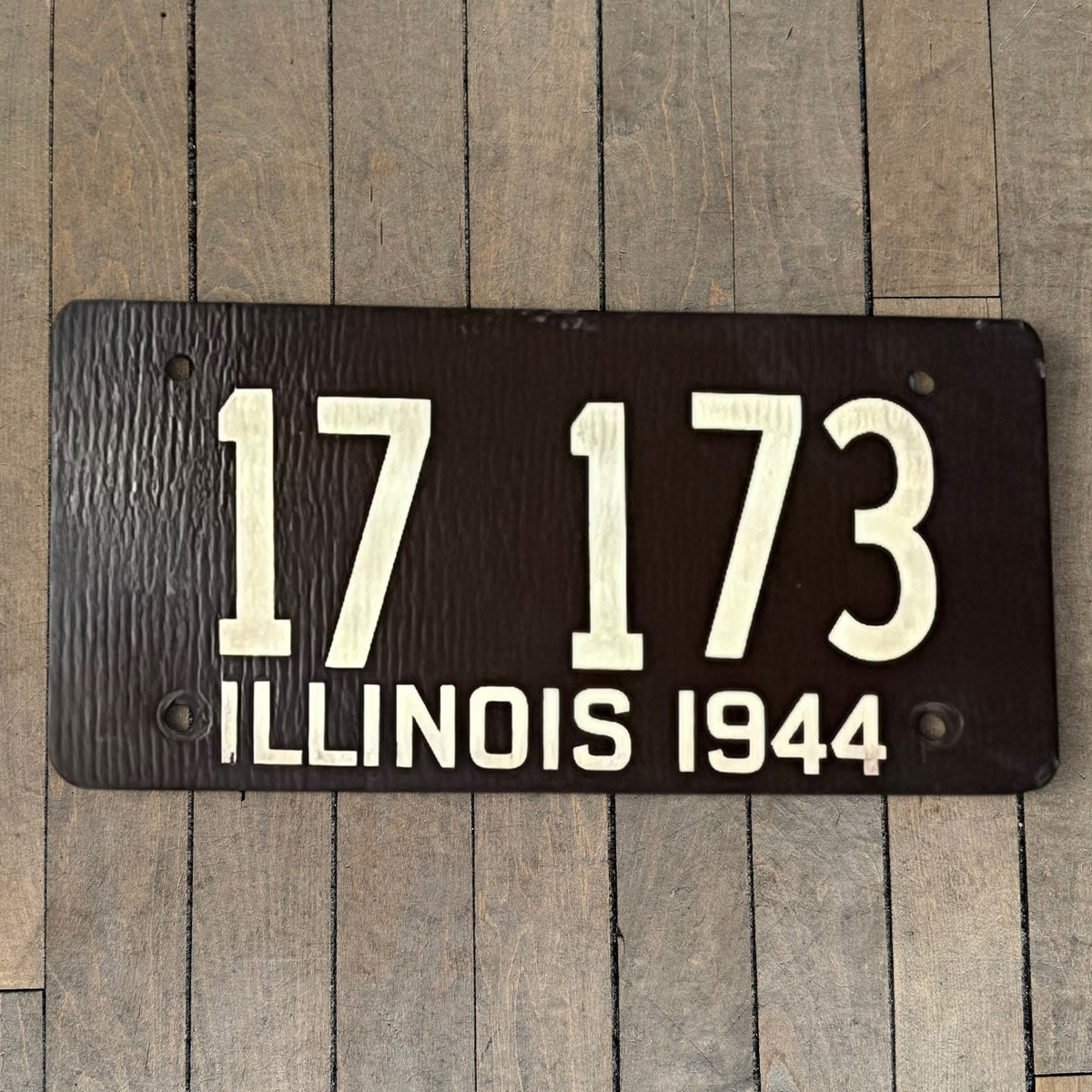 Illinois Paper License Plate