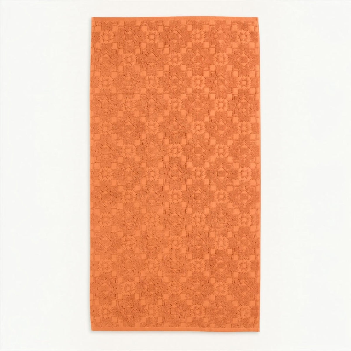 Pendleton Sculpted 3 Piece Towel Set - Persimmon