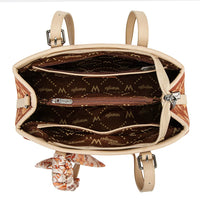 Wrangler Floral Braided Scarf Tote Crossbody Bag