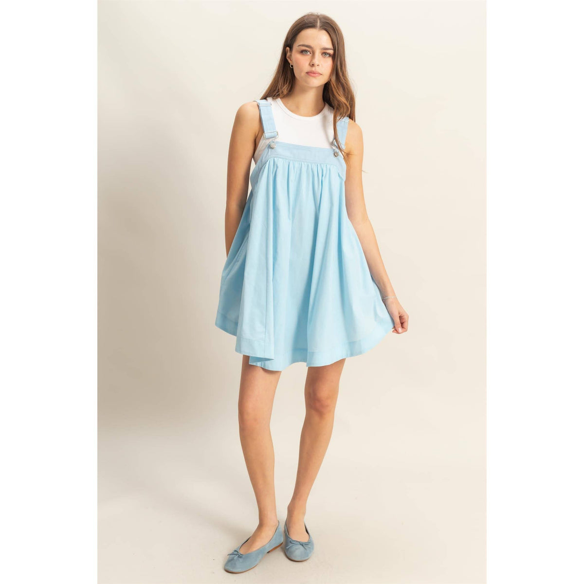 Overall Mini Dress