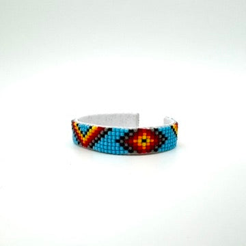 Thin Navajo Made Beaded Bracelet