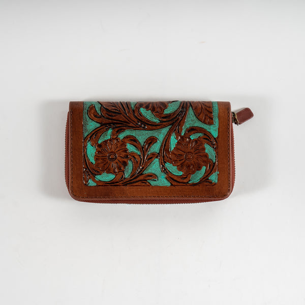 Small Hand-Tooled Wallet