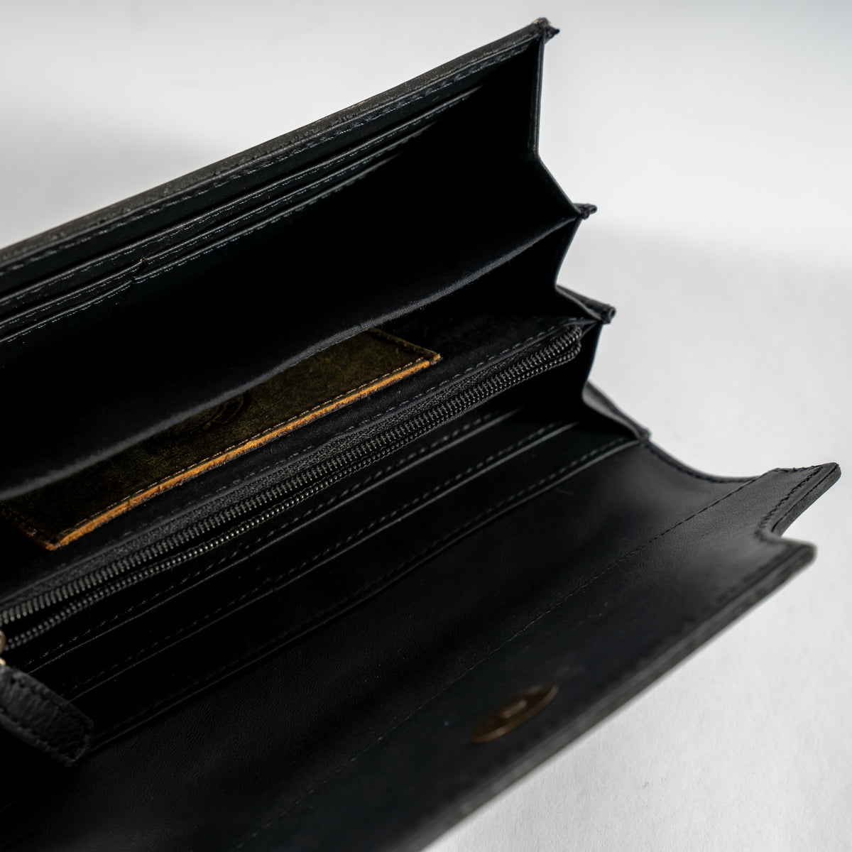 Think Tank wallet inside black leather