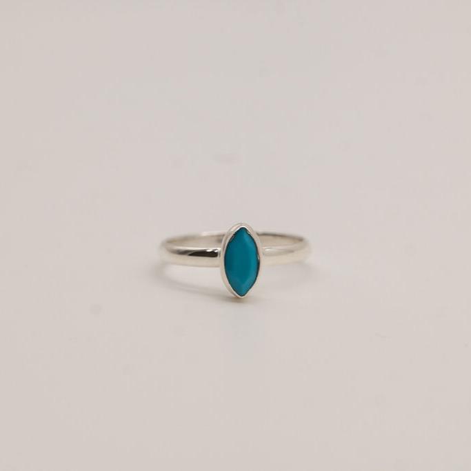 Small Turquoise and Sterling Silver Rings