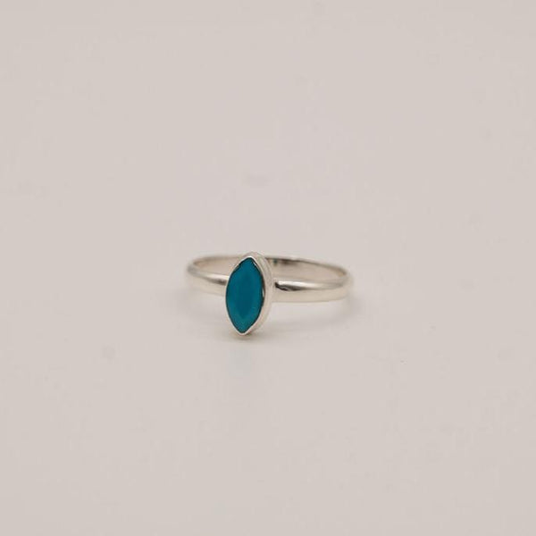 Small Turquoise and Sterling Silver Rings