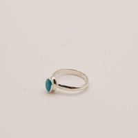 Small Turquoise and Sterling Silver Rings- Size 7