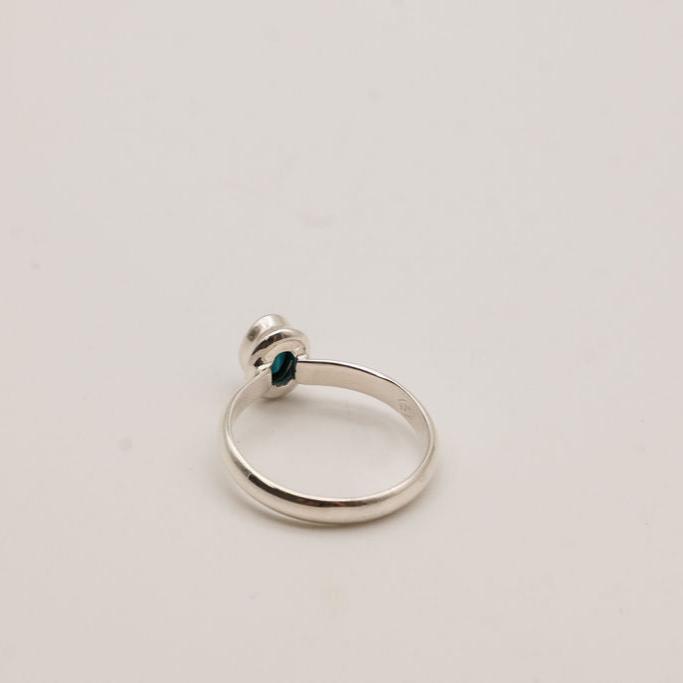 Small Turquoise and Sterling Silver Rings- Size 7