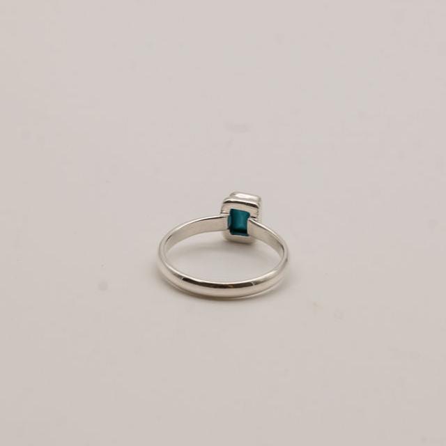 Small Turquoise and Sterling Silver Rings- Size 9