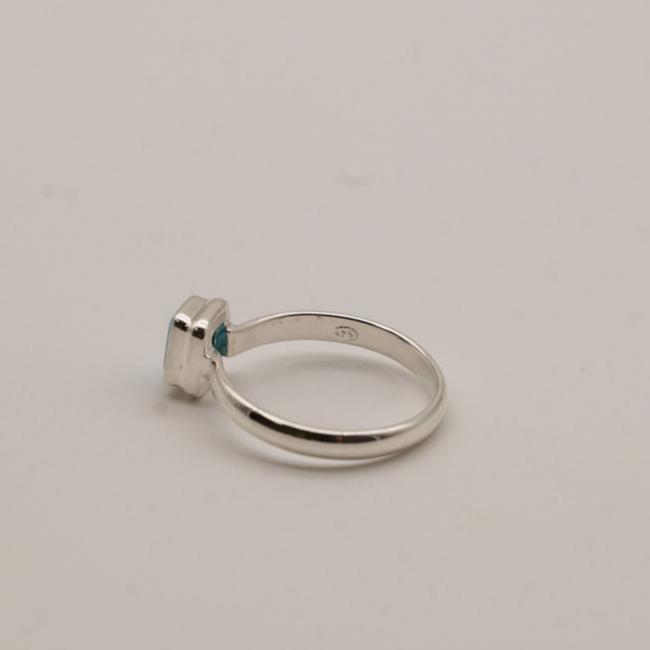 Small Turquoise and Sterling Silver Rings- Size 9