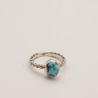 Golden Hill Turquoise and Sterling Silver Ring-Size 8