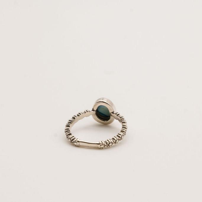 Golden Hill Turquoise and Sterling Silver Ring-Size 8