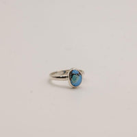 Golden Hill Turquoise Sterling Silver Ring- Size 6