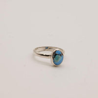 Golden Hill Turquoise Sterling Silver Ring- Size 6