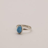 Golden Hill Turquoise Sterling Silver Ring- Size 7