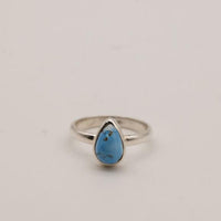 Golden Hill Turquoise Sterling Silver Ring- Size 7