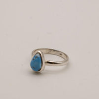 Golden Hill Turquoise Sterling Silver Ring- Size 7