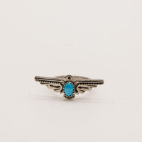 Turquoise Thunderbird Ring-Size 7