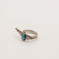 Turquoise Thunderbird Ring-Size 7