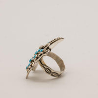 Turquoise Butterfly and Sterling Silver Ring
