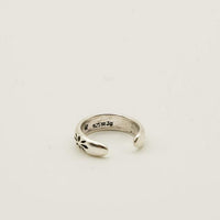 Simple Flower Sterling Silver Toe Ring