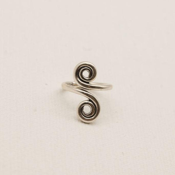 Double Loop Sterling Silver Toe Rings