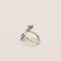 Double Loop Sterling Silver Toe Rings