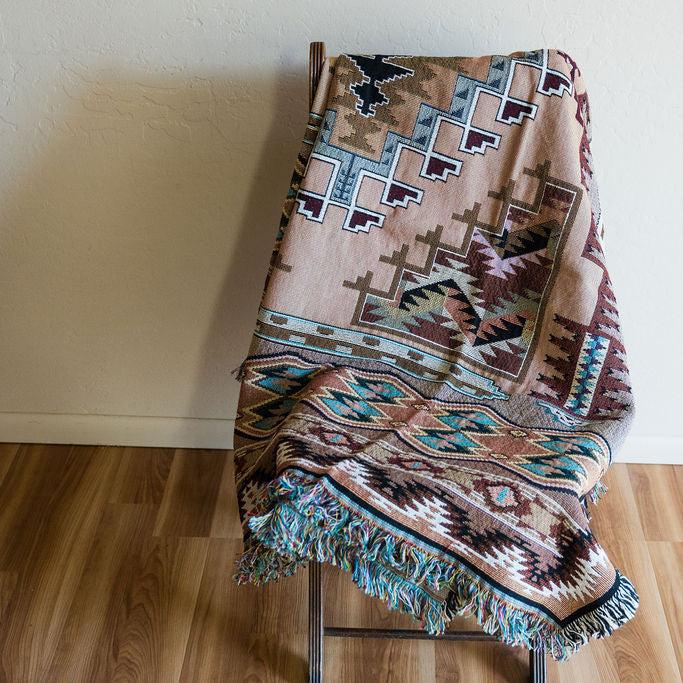 Painted Hills - Sand - Southwest Native American Inspired Tribal Camp - Made in the USA