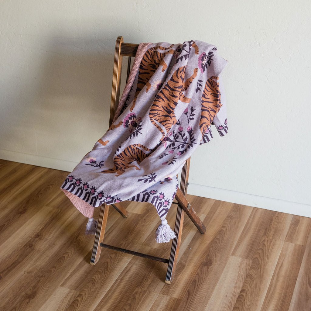 Spirit of the Tiger Throw – Drawnwest