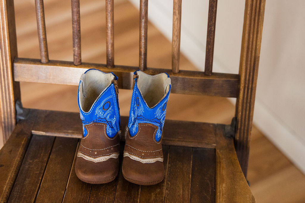 Infant Cowboy Boots 250-B Blue