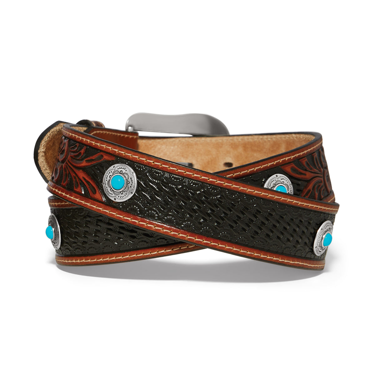 Black Durango Leather Belt