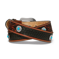 Black Durango Leather Belt