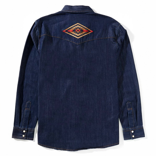 Men’s Pendleton Gambler Denim Long Sleeve Woven Shirt
