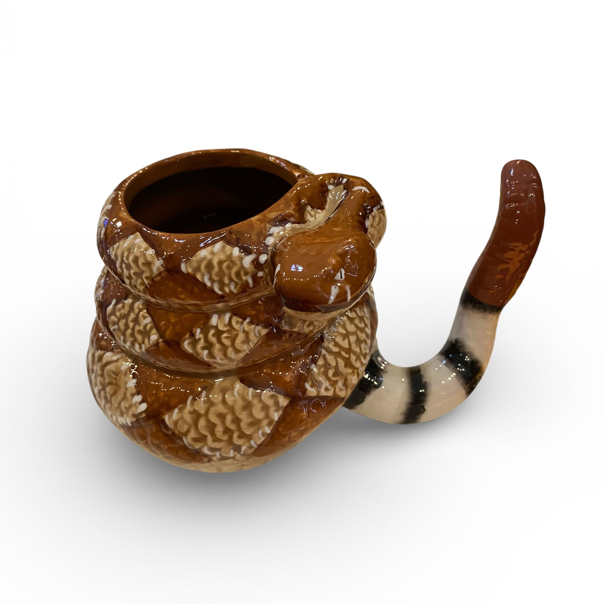 Coiled Snake Ceramic Mug