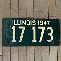 Illinois Paper License Plate