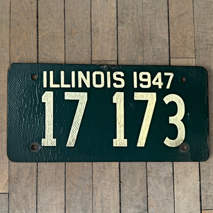 Illinois Paper License Plate