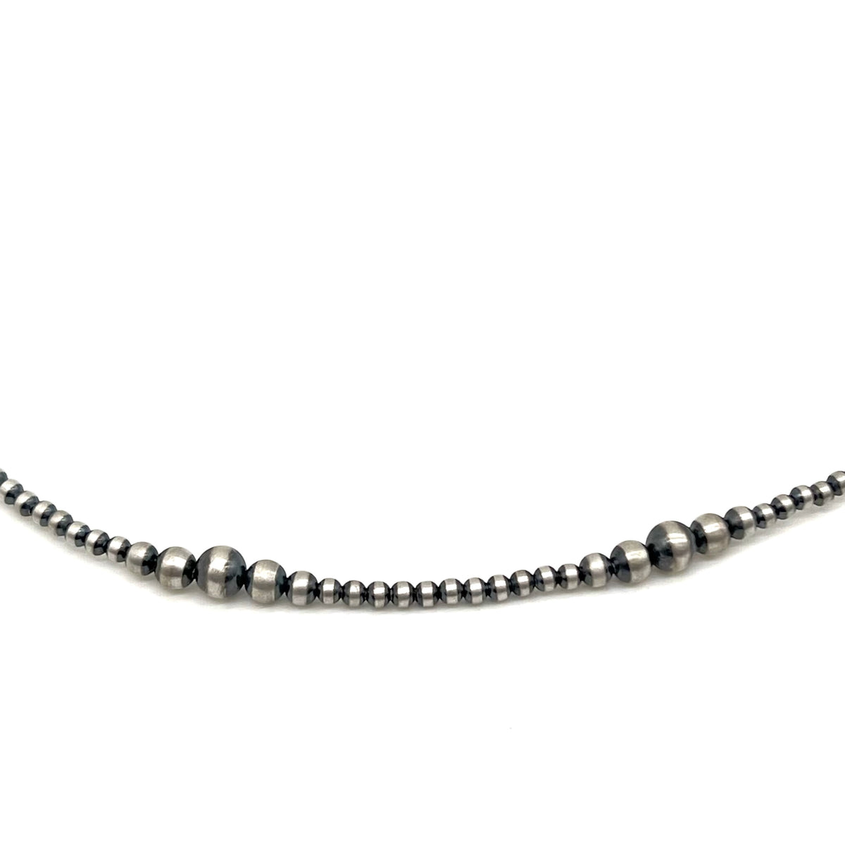 Navajo Pearls Sterling Silver Necklace