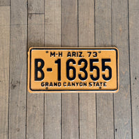 Arizona License Plate