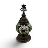 3” Turkish Table Lamp Green