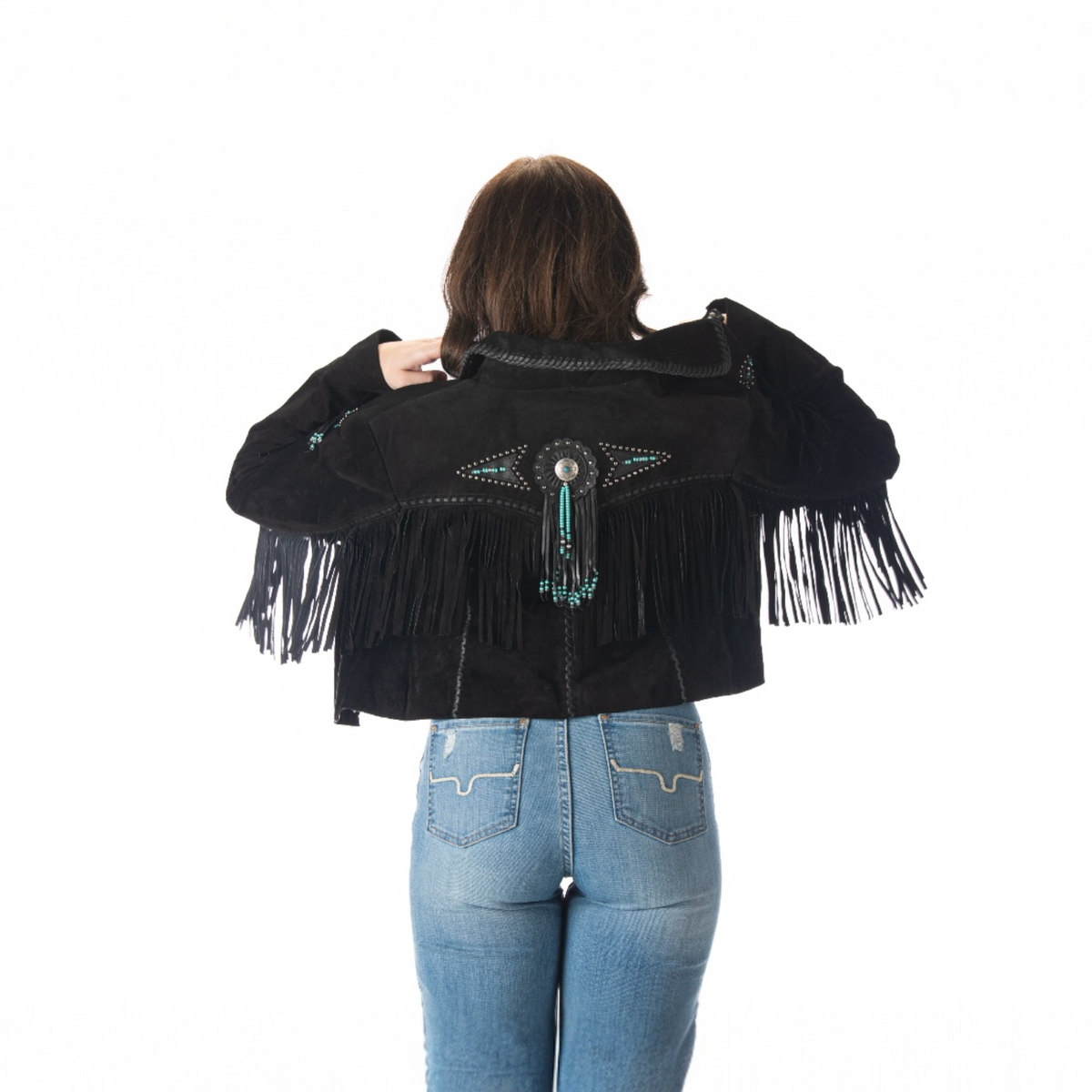 Women’s Scully Fringe and Beaded Jacket