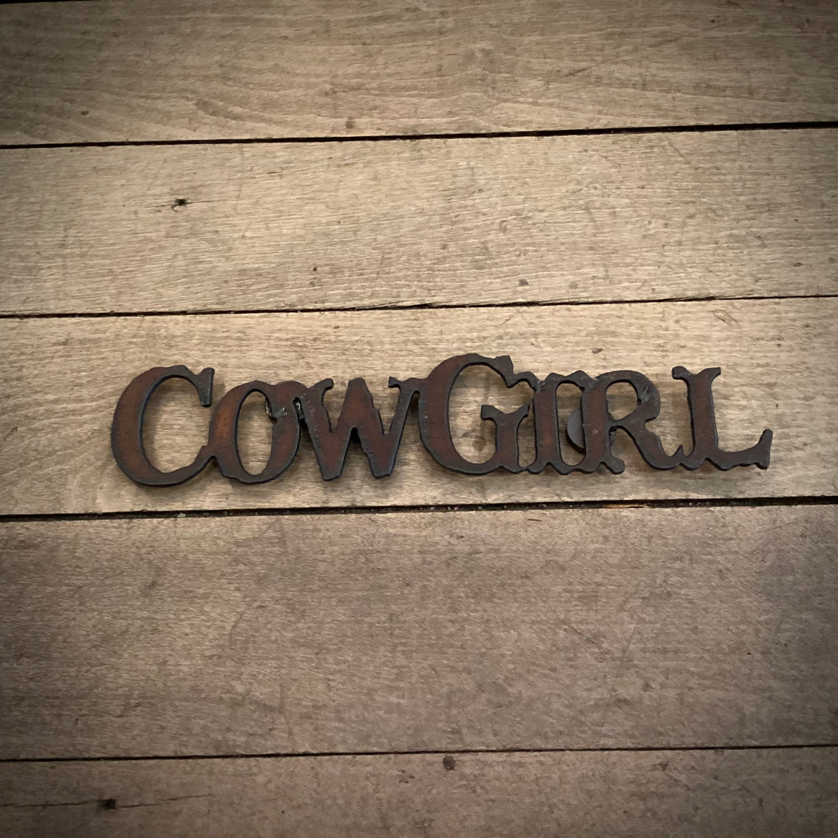 Cowgirl Metal Magnet