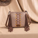 Wrangler Aztec Embroidered Fringe Crossbody
