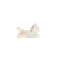 8” Rainbow Kitten Plush